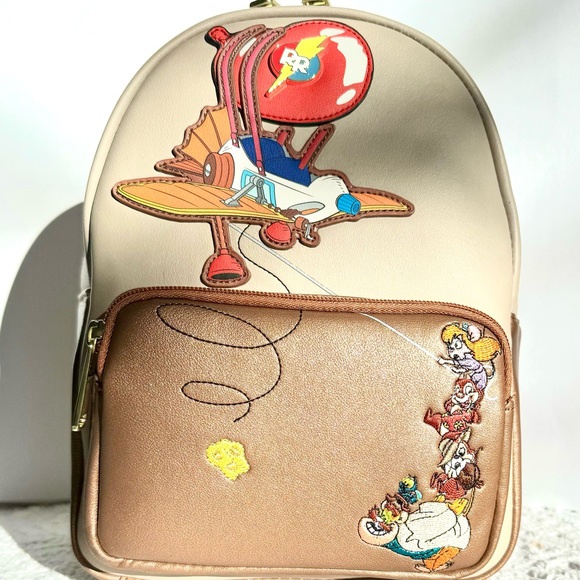 NWT Neon Tuesday Disney Chip N Dale Rescue Rangers Mini Backpack Characters Bag - Picture 5 of 6